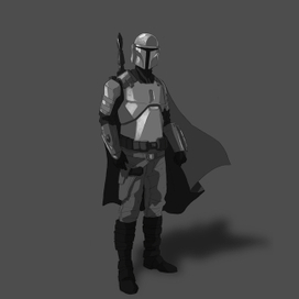 Mandalorian concept BW