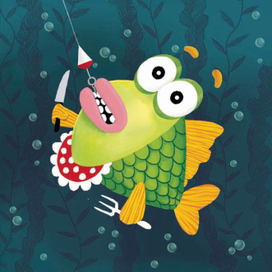 Рыбка на крючке