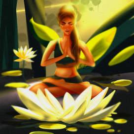 Иллюстрация Йога