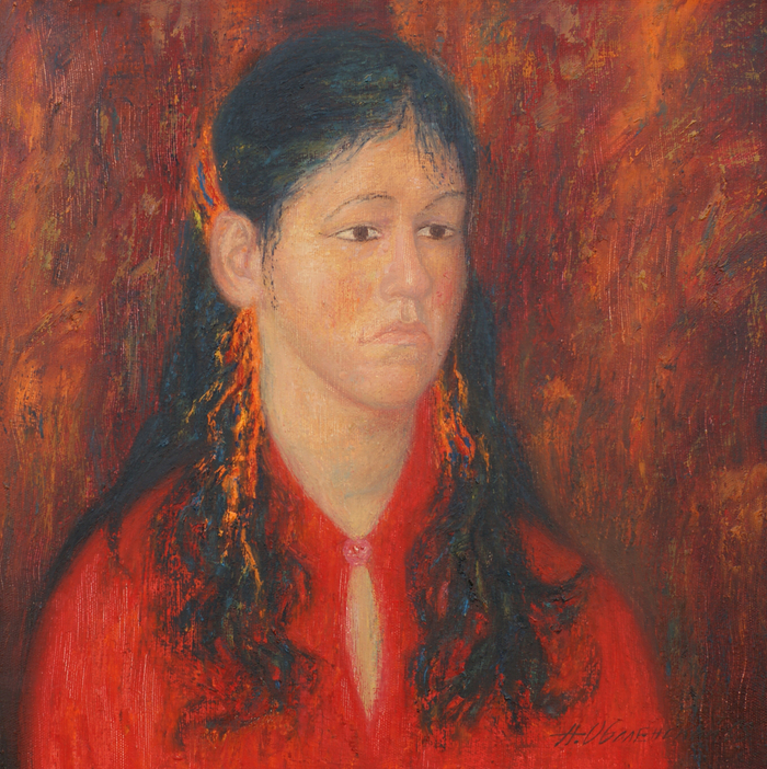 Собирательница клюквы