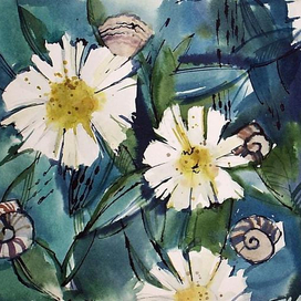 Белые цветы