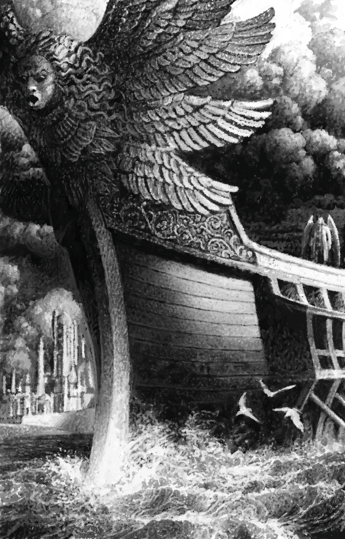 Иллюстрация к фэнтази. Издательство Фабрика Слов