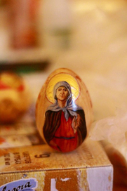 Роспись деревянных яиц