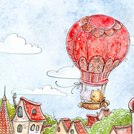 Над городом