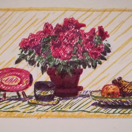 Этюд с азалией