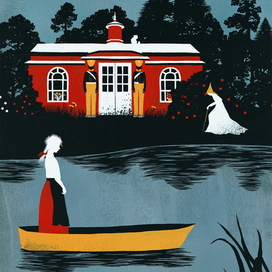 Иллюстрация - 2 к сказке Х.К. Андерсена "Снежная королева"