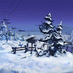 Location for game "Snowmen"