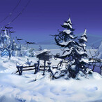Location for game "Snowmen"