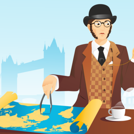 Фрагмент посадочной страницы  "английский туроператор"