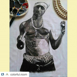 2Pac (заказ на футболку)