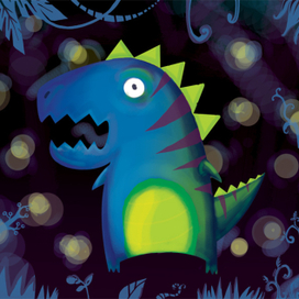 Динозавр и светлячки