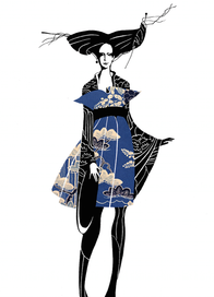 Костюм. Японские мотивы