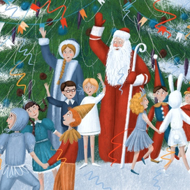 Иллюстрация к фильму «Новогодние приключения Маши и Вити»