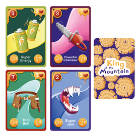 Card game. Packaging design