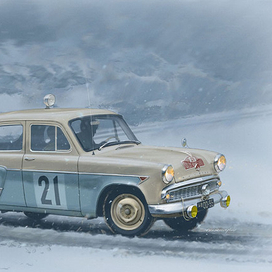 Москвич-403 ралли Монте-Карло 1964