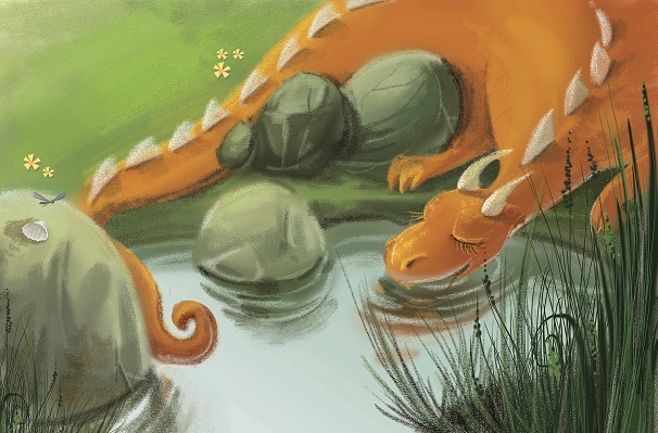 Дракон на водопое