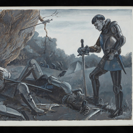 Иллюстрация к пьесе У. Шекспира "Генрих IV"