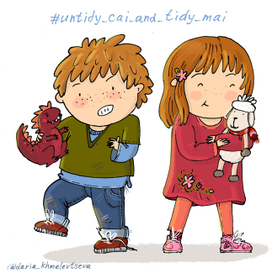 Untidy Cai and tidy Mai