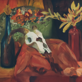 Натюрморт с черепом