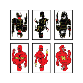 Игральные карты (Трефы/Червы)