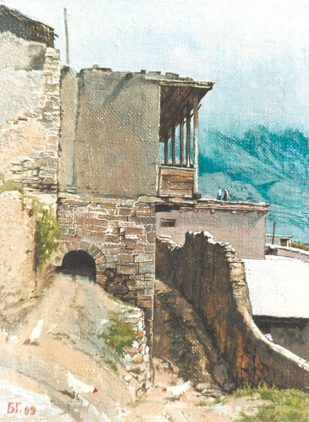 Старый дом в Ахтах