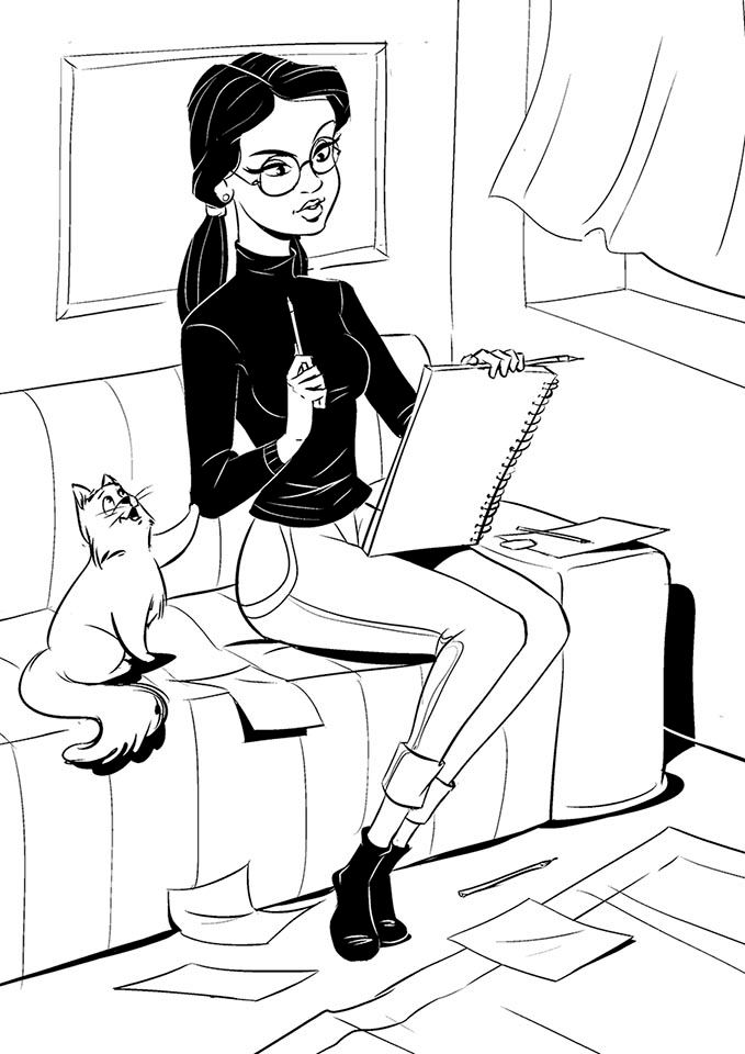 "Что бы нарисовать?"