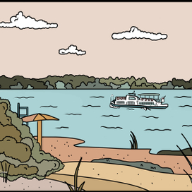 Конаково, река Волга