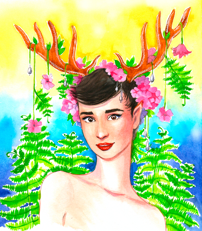 Девушка-олень.