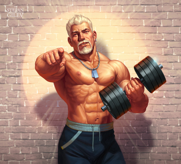 Персонаж для рекламного банера