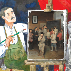 художник Н. П. Богда́нов-Бе́льский