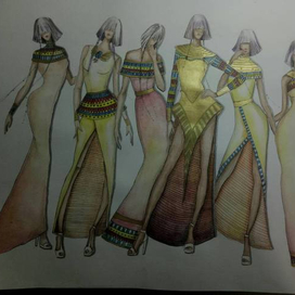 Стилизация Египетской одежды 