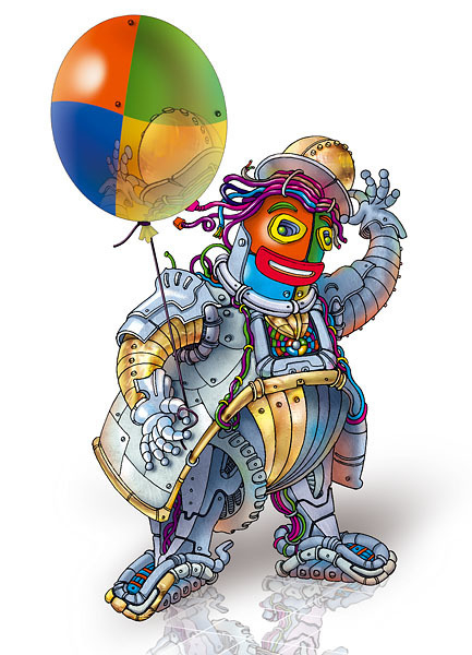 Робот-клоун