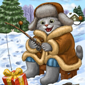 Удачная новогодняя рыбалка