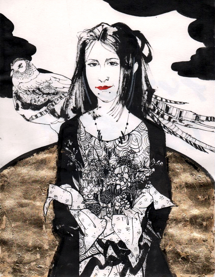 Ксюша и фазан