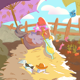 Фермерская Жизнь - часть иллюстрации