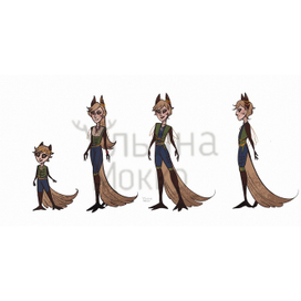 Персонажи -лесные жители для комикса « Мандаринка»