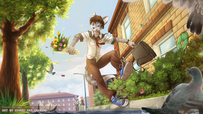 Эдгар падает