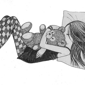 Девочка с медведем