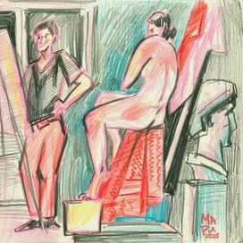 вечерний рисунок