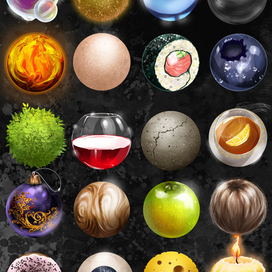 Текстурные шарики