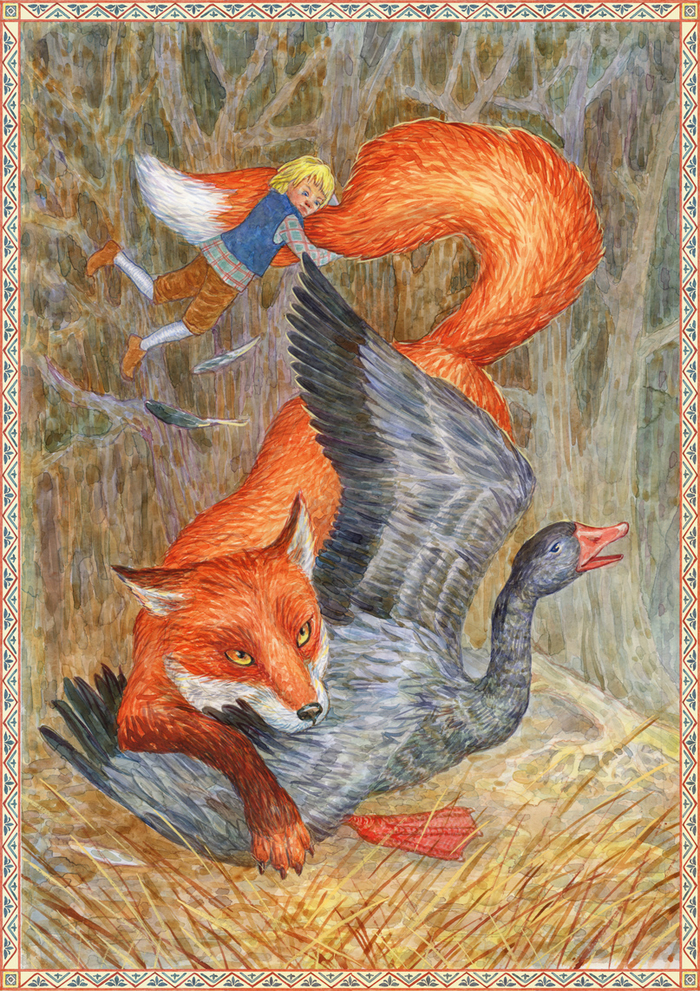 Сельма Лагерлеф. Чудесное путешествие Нильса с дикими гусями