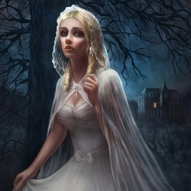 Женщина в белом