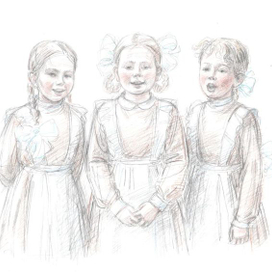 Евгений Шварц "Первоклассница", иллюстрация