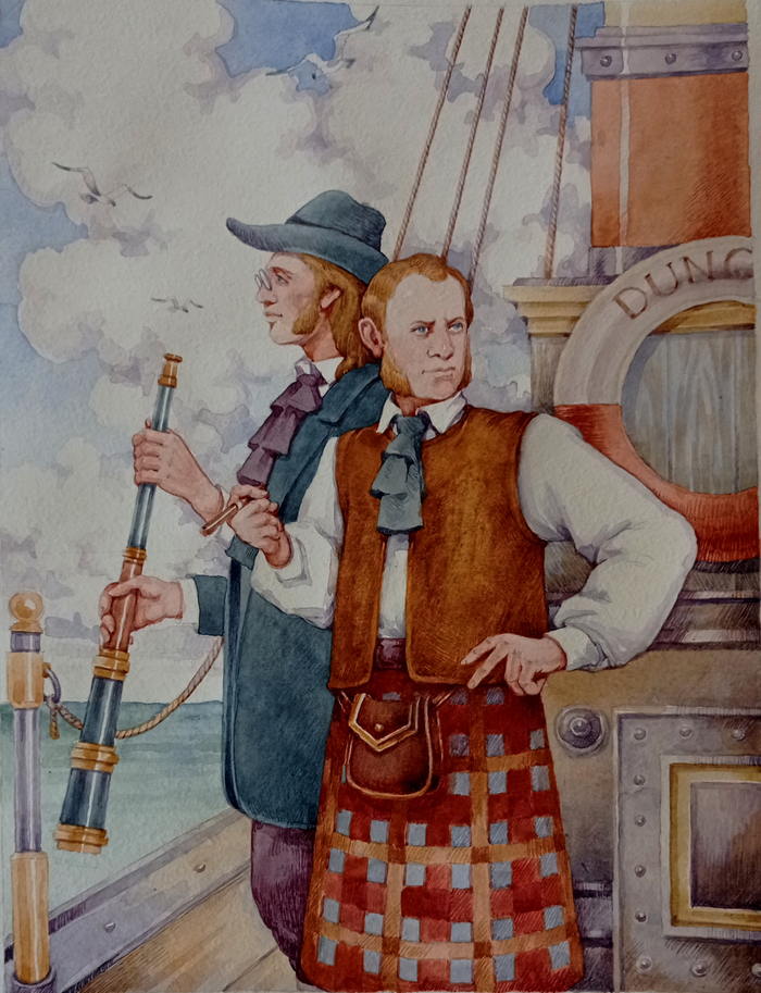 Паганель и Мак Наббс. Дети капитана Гранта