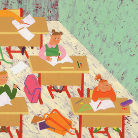 На контрольной