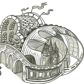 закручивающийся город