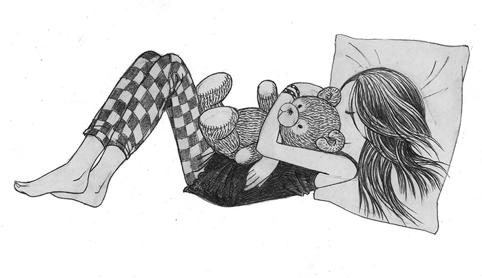 Девочка с медведем