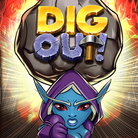 "Dig out" mobile game