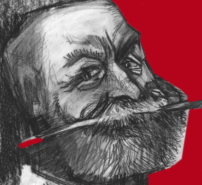 автопортрет с кистью № 6