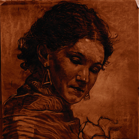 портрет девушки.Фефа